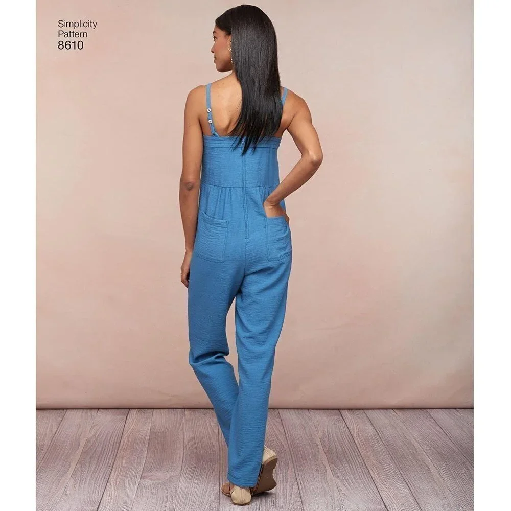 Simplicity Sewing Pattern 8610 Misses Kimono‎ Jumpsuit Dress Size 6-14